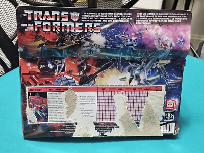 Optimus Prime G1 Transformers Vintage Reissue Walmart Exclusive (Damaged  Box)