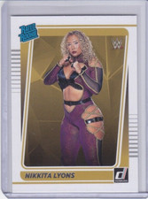 NIKKITA LYONS  ( DONRUSS RATED ROOKIE Base Card 112 ) 2022 WWE Panini Chronicles