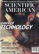 SCIENTIFIC AMERICAN MAGAZINE  MAY 2017, DAWN OF TECHNOLOGY.