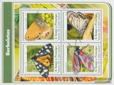 Sao Tome e Principe 7038-7041 Feuille miniature neuf avec gomme originale 2017 P