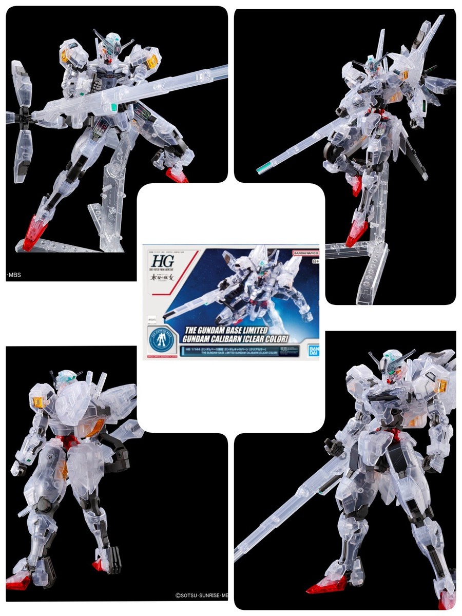 HG 1/144 Gundam Base Limited Gundam Caliburn [Clear Color] | eBay