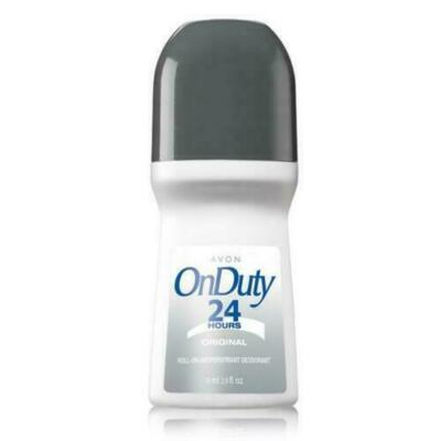 Avon OnDuty Orginal 24 Hours Roll-On Deodorants 2- 2.6oz 