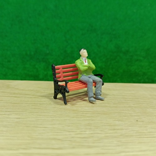 Ekstra Model 10 Pcs of O Scale 1:50 Park Chair Bench Settle - Colors Available - Picture 1 of 16