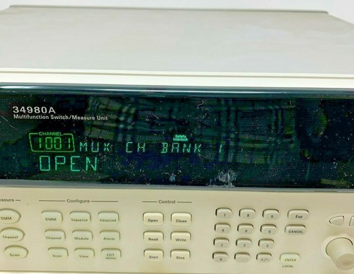 Agilent Technologies Keysight 34980A Multifunction Switch/Measure Unit 2x 34922A