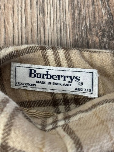 Burberrys Nova Check Pants Size Age 7/9 Wool Vintage 90s - Picture 5 of 7
