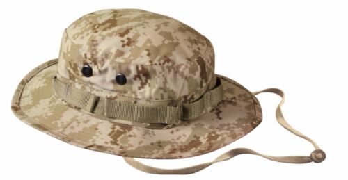 Rothco 5829 Desert Camouflage Digital Boonie Chapeau (Tailles : 7 - 7 3/4) - Photo 1 sur 2