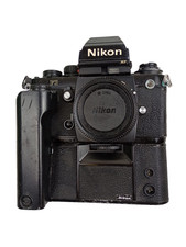 Nikon F3 HP 35mm Film SLR Camera MD-4 Motor Drive Japan Vintage Untested