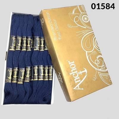 Anchor Stranded Cotton Thread Hand Embroidery Stitch Thread Set of 25 Shade 1584