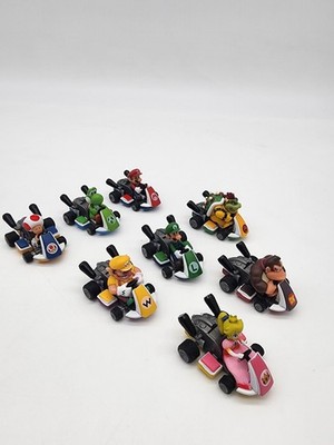 2023 TOMY Nintendo Complete Set Of 8 Mario Kart Pull Back Racers