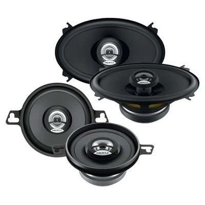 HERTZ Front/Heck Auto Lautsprecher Komplett-SET für VW Golf/Polo