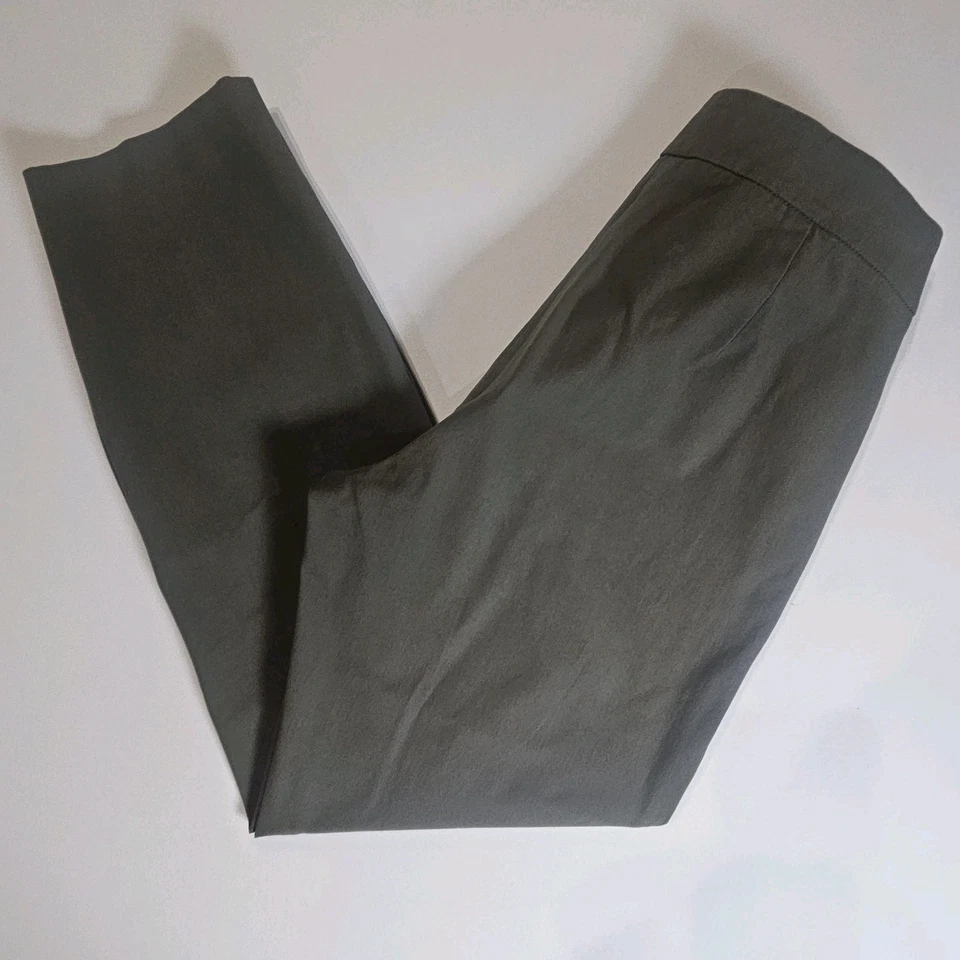 Vineyard Vines Womens Pants Size 6 Olive Green Straight Leg Capsule Wardrobe - Image 2 of 4