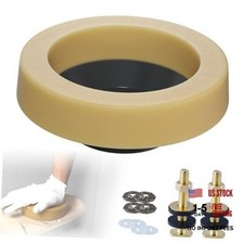 Extra Thick Toilet Wax Ring Replacement Kit, Wax Ring for 1 Extra Thick Kit