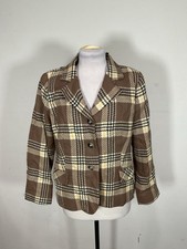 Pendleton Women  s Multicolor Long Sleeve 100 Virgin Wool Jacket Size 12