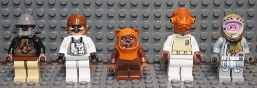 5 Lego Star Wars Minifigures from Episode VI sw0086 sw0153 sw0237 sw0247 sw0558
