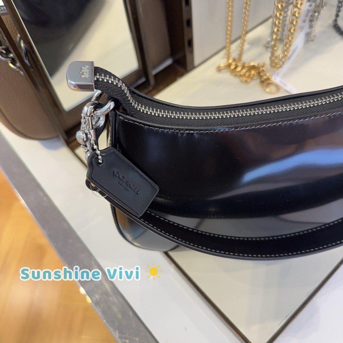 COACH‼️超美品(^^)マットBLACK型押 2WAYミディアムサイズ‼️ Coach 2WAY Handbag Shoulder Bag Leather Black CV938 for sale