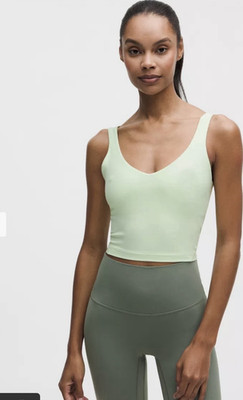 Lululemon Align Tank Top Light Support, A/B Cup in Matcha Magic US 0