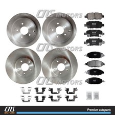10pc Front Rear Rotors Ceramic Brake Pads For Nissan Murano Pathfinder Jx35 Qx60 10pc Front Rear Rotors Ceramic Brake Pads For Nissan Murano Pathfinder Jx35 Qx60