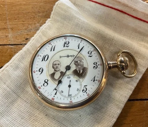 Antique Illinois Pocket Watch RR Grade 21 Jewel Model 189 Good Running Cond.