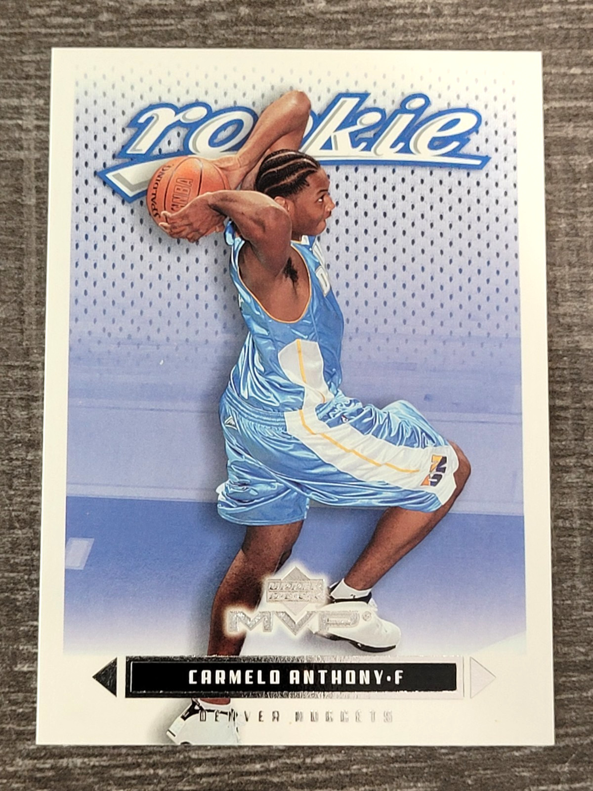 2003-04 Upper Deck MVP Carmelo Anthony Rookie RC #203 Denver Nuggets