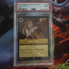 Disney Lorcana Hold Still Rise of the Floodborn Cold Foil 28 PSA 9 Mint