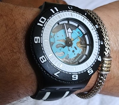 SWATCH IRONY アイロニー スケルトン オートマチック 腕時計 Swatch Irony Skeleton Swiss Made Quartz 40mm Skeleton Dial