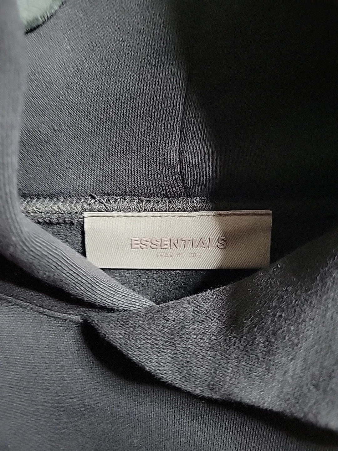 Felpa con cappuccio nuova Fear of God 1977 IRON Essentials 100% autentica taglia small