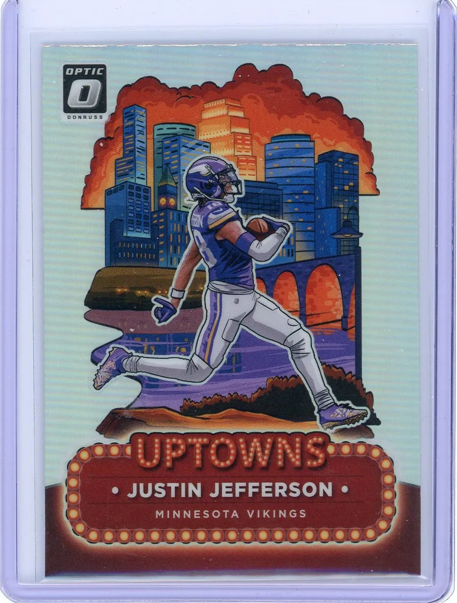 Justin Jefferson - 2024 Panini Donruss Optic Uptowns Case Hit