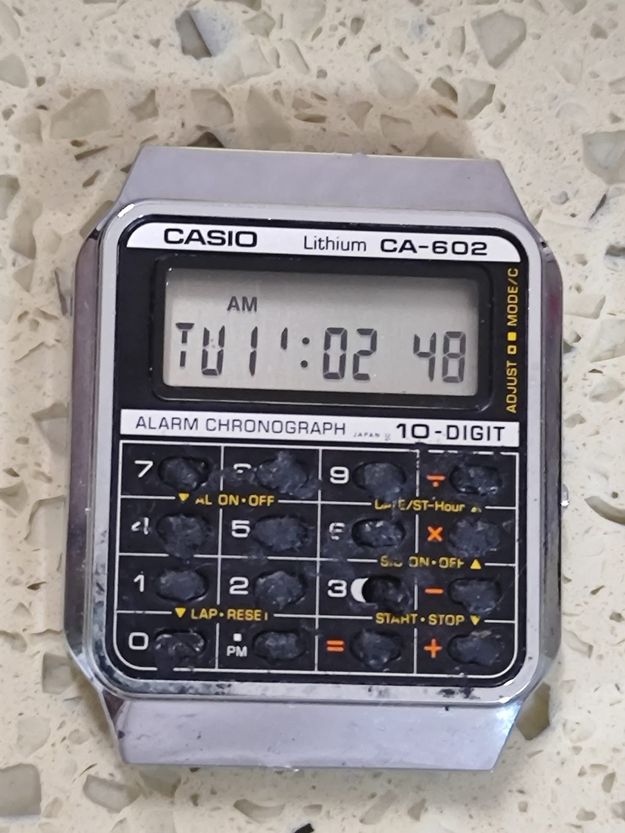 Casio CA-602, ,Lithium CASIO Module 481 Working for parts Used | eBay
