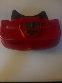 READ Nintendo Virtual Boy console lot with 7 games NEEDS RIBBON CABLES REPLACED