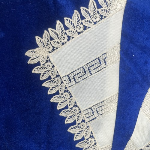 Antique Edwardian Woman Collar Hand Made Lace Crochet Off White “B” - Picture 2 of 10