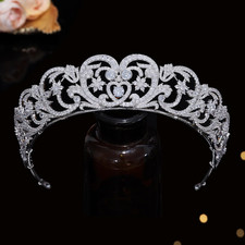 CZ Princess Diana Wedding Crowns for Bridal Spencer Replica Tiaras for Women Cub