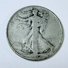 1937-D Walking Liberty Half Dollar CIRC 90% SILVER VERY GOOD CONDITION #11018