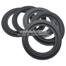 2pcs 4.5" inch Speaker Foam Edge Woofer Surround Circle Bass Folding Ring Repair