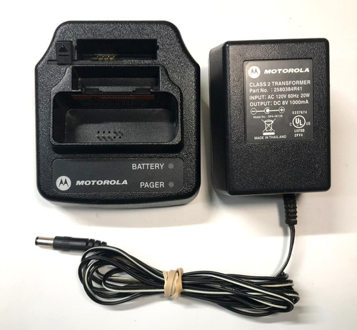Motorola RLN5703C Minitor V Single Unit Pager Charger with Power Adapter