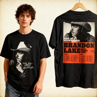 Brandon Lakes KING OF HEARTS TOUR 2025 2026 T-Shirt or Hoodie