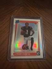 2021 Panini Donruss Optic - Rated Rookie Ja'Marr Chase #207 Holo Prizm Variation
