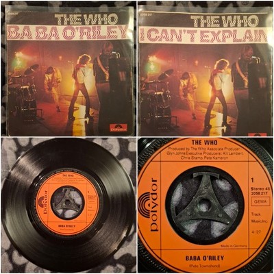 The Who - Baba O' Riley .7 '' Single aus privat Sammlung .VG 