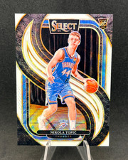 2024-25 Select Premier Level RC Nikola Topic White Prizm /99 - OKC THUNDER