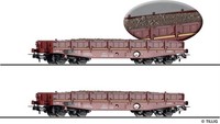 Tillig 70070 H0 GüTerwagenset Der Dr, Bestehend Aus Zwei Schwerlastwagen Rmms 39