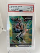 2018 Panini Prizm Rookie Sam Darnold #203 Hyper Prizm /275 (RC) GEM MT PSA 10