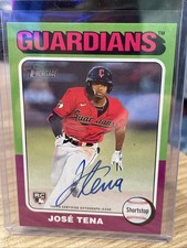 2024 Topps Heritage - Real One Autographs Jose Tena #ROA-JT (AU, RC)