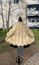 Vintage Balenciaga Saga Fox Fur Swing Coat