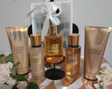 Victoria's Secret Coconut Passion 5pc set, Mist  Shimmer, Body wash, Lotion