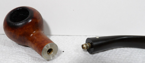 Pipa da fumo vintage/antica anni 30-50 Kaywoodie Super Grain Author 13B - Foto 14 di 14