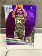 Xavier Booker 1st Bowman #D /399 Purple Bowman Chrome U 2024 Michigan State