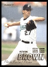 Kevin Brown 1997 Fleer #325 Florida Marlins MLB READ FREE SHIPPING AutographDen