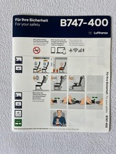 Safety card Lufthansa B747-400 Rev. 11/2018