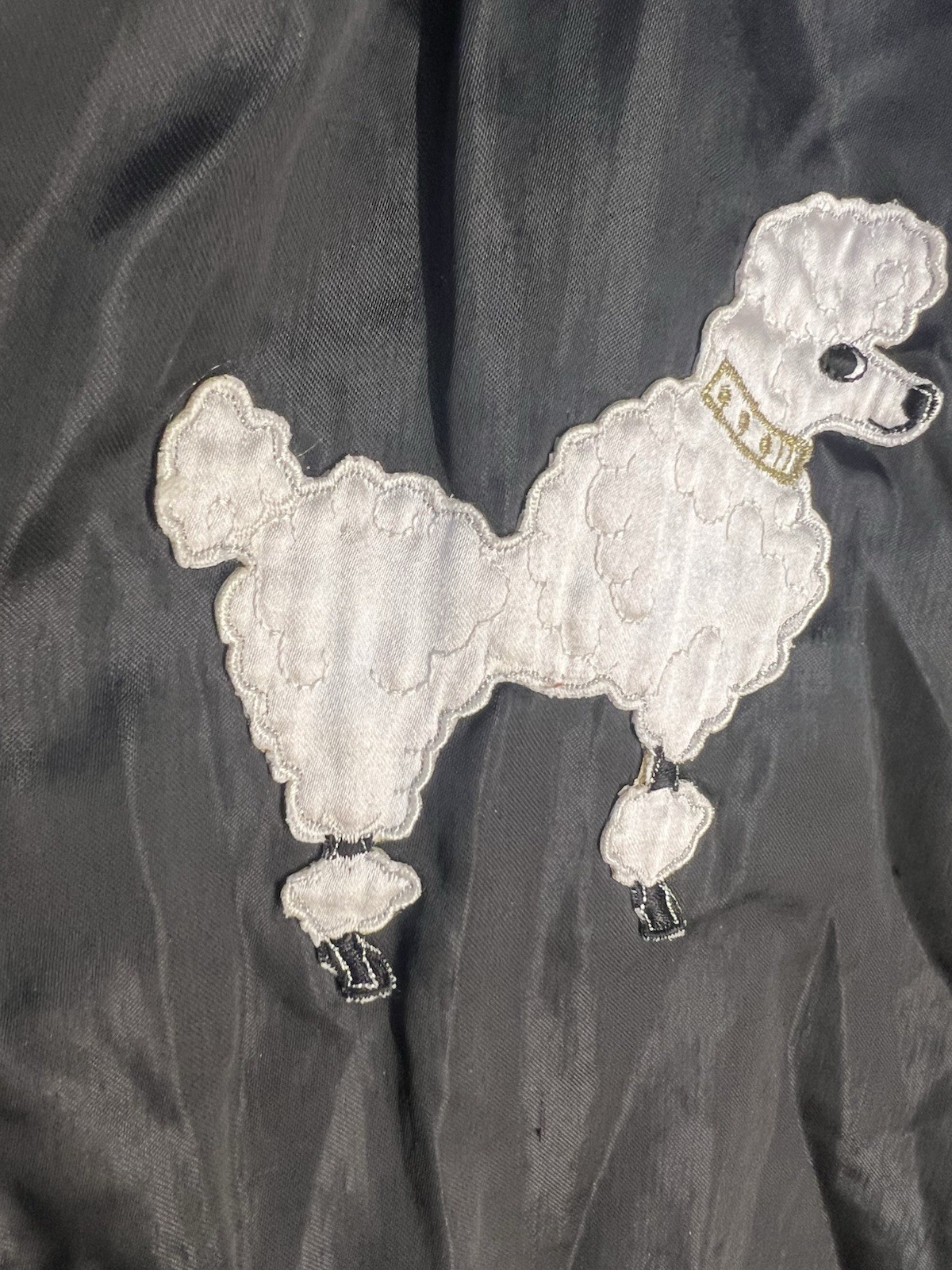 Cardinal Poodle Patch Varsity Jacket Vintage USA … - image 3