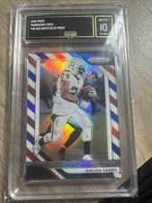 2018 Panini Prizm Marshawn Lynch #48 Red White Blue Prizm