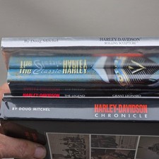 Harley Davidson Motorcycle Books Lot of 4 Hardcover History Collector Gift Set